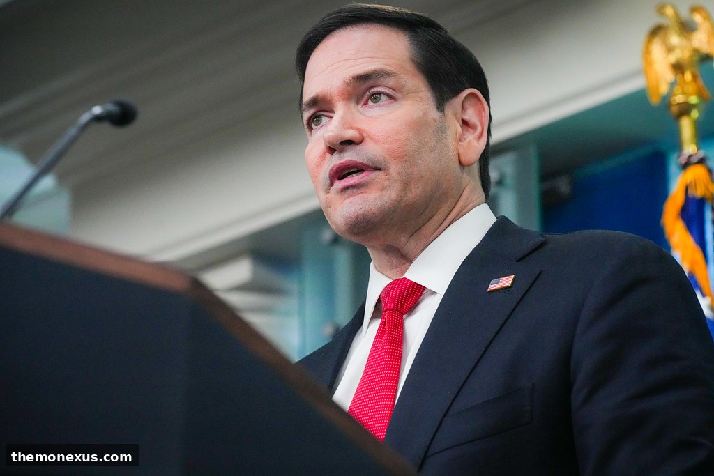 Secretary Rubio hosts press briefing at the White House, May 5, 2026