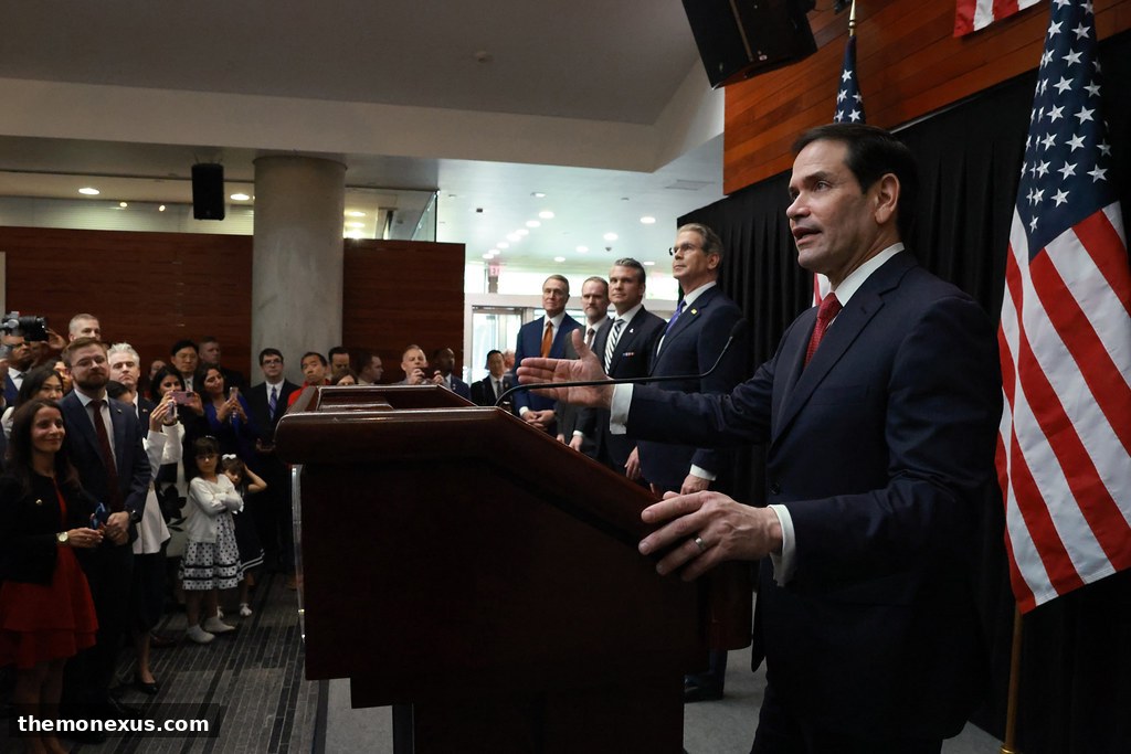 Secretary Rubio Holds Meet and Greet with U.S. Embassy China