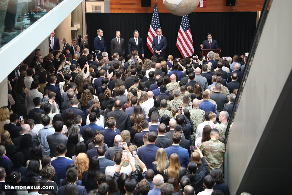 Secretary Rubio Holds Meet and Greet with U.S. Embassy China