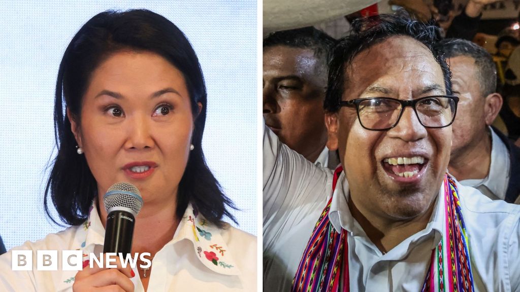 Keiko Fujimori will face leftist Roberto Sánchez in Peru's presidential runoff, setting up a stark ideological clash between the daughter of a convicted autocrat and a candidate who has styled himself as a break from Peru's political establ