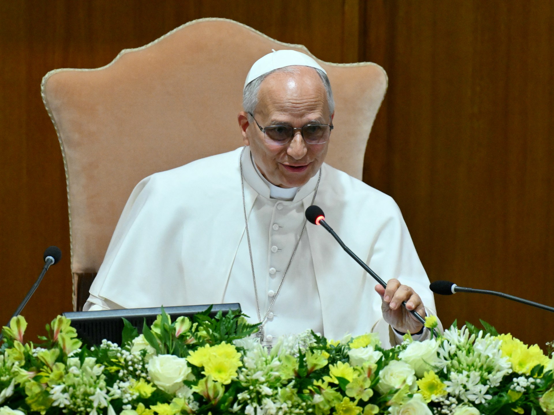 Pope Leo XIV repeating '67' at children's request became one of the most-shared videos of the week.