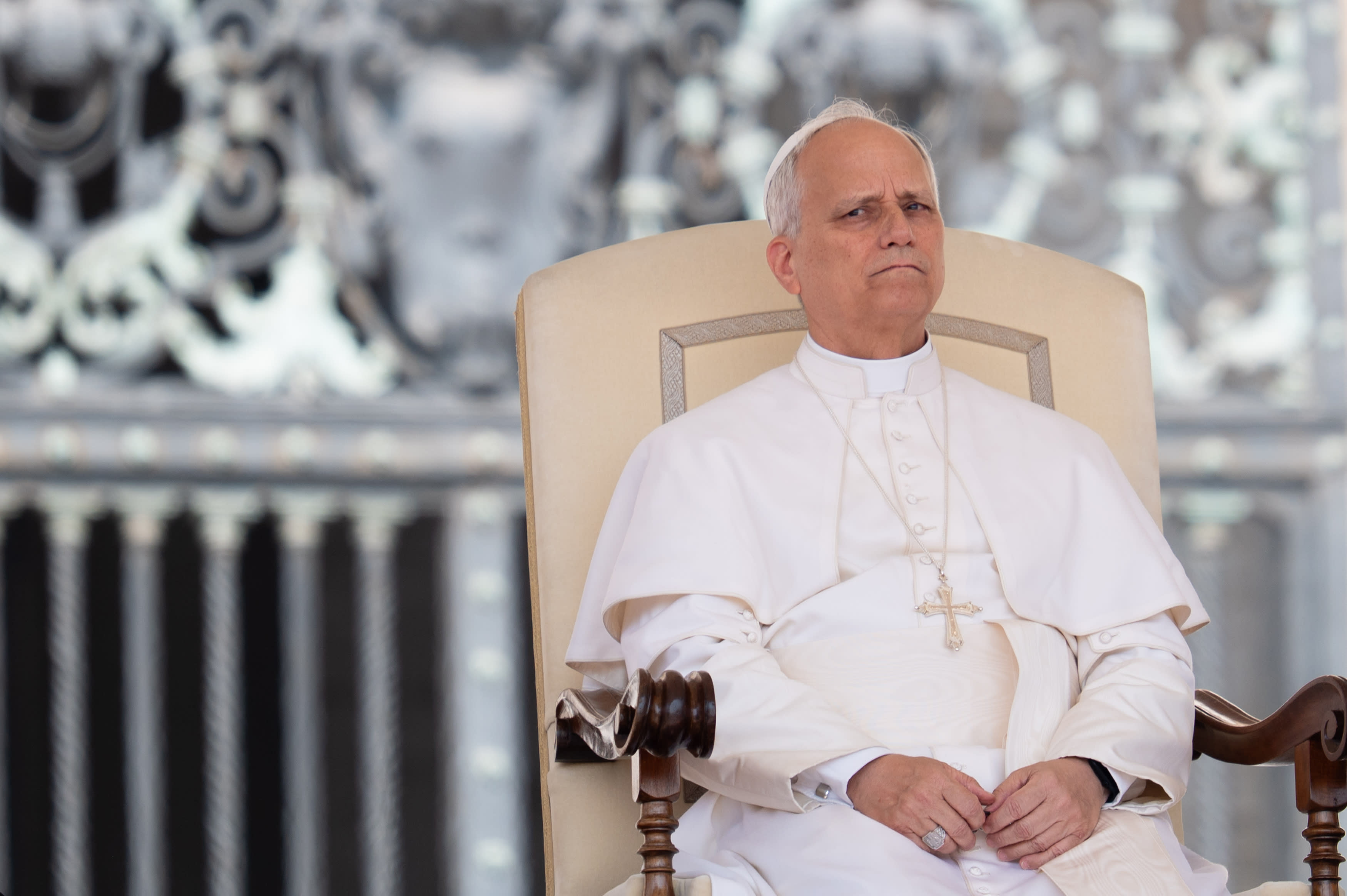 Pope Leo XIV told diplomats and tech executives that artificial intelligence needs to be disarmed.