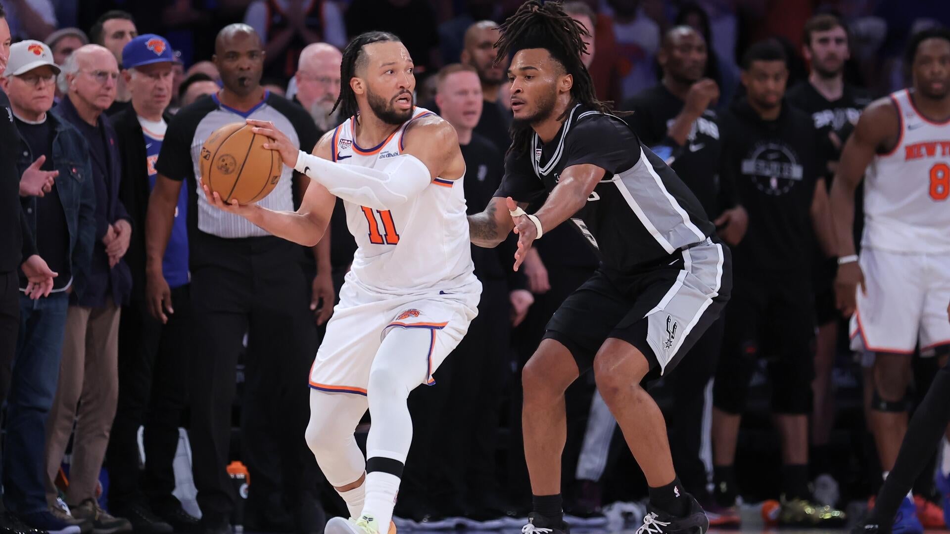 New York takes a 2-0 lead into the first NBA Finals game at Madison Square Garden in years, with Jalen Brunson and Karl-Anthony Towns setting the tone against a Spurs roster still searching for an answer.
