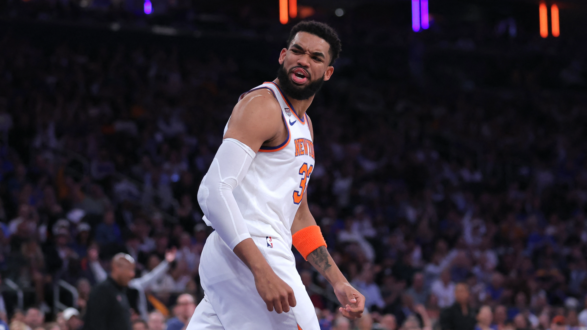 OG Anunoby's chasedown block and follow tip-in — the closing act of a defining NBA Finals performance — pushed the New York Knicks within a game of their first championship since 1973.