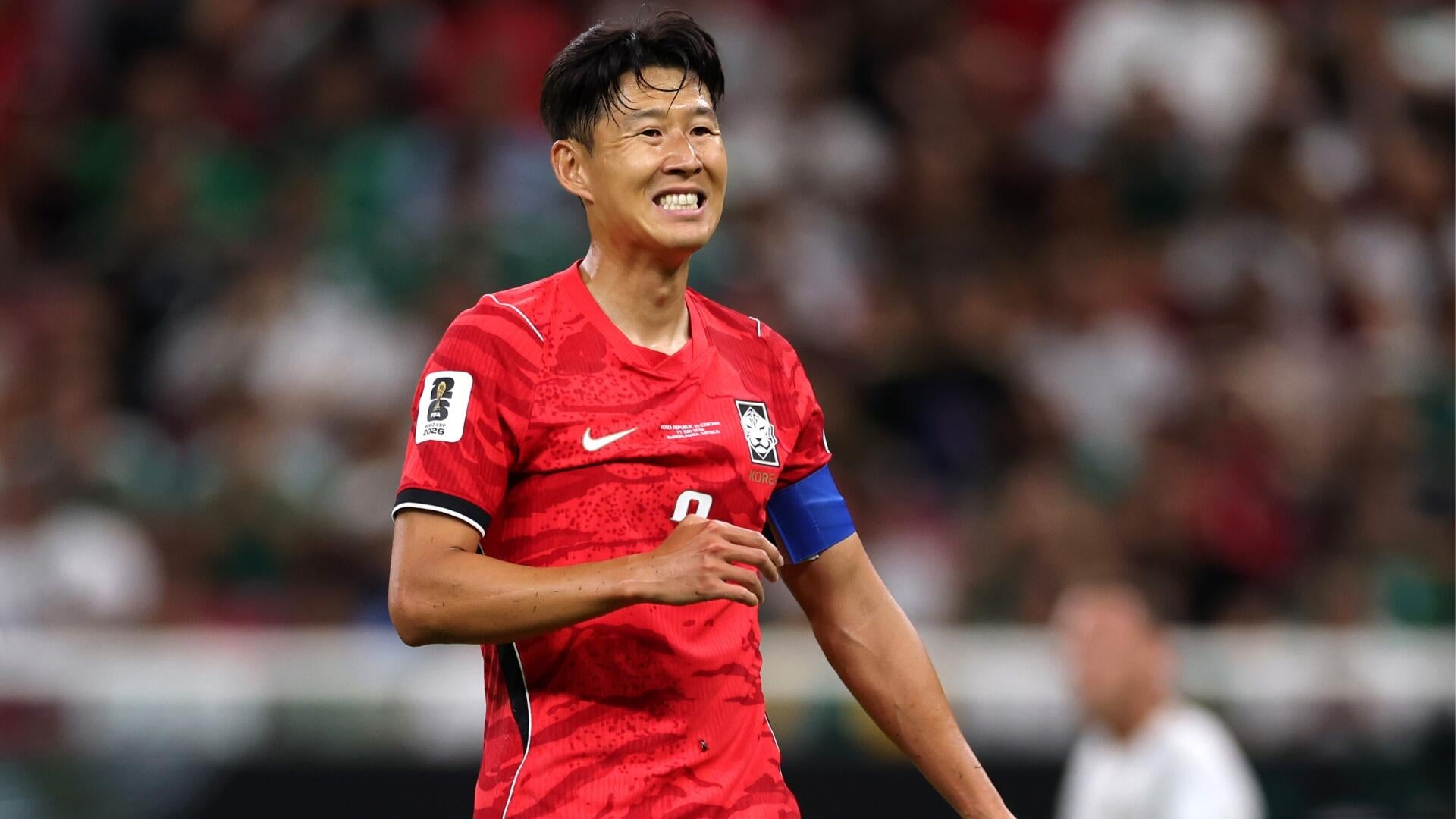 South Korea celebrate after completing a 2-1 comeback win over Czechia in their 2026 World Cup group-stage opener on 12 June 2026.