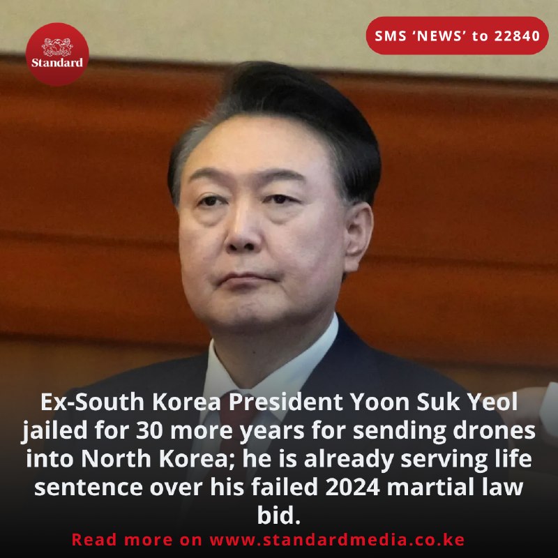 Former South Korean president Yoon Suk Yeol leaves a Seoul court in 2025 amid earlier proceedings tied to his December 2024 martial law declaration.